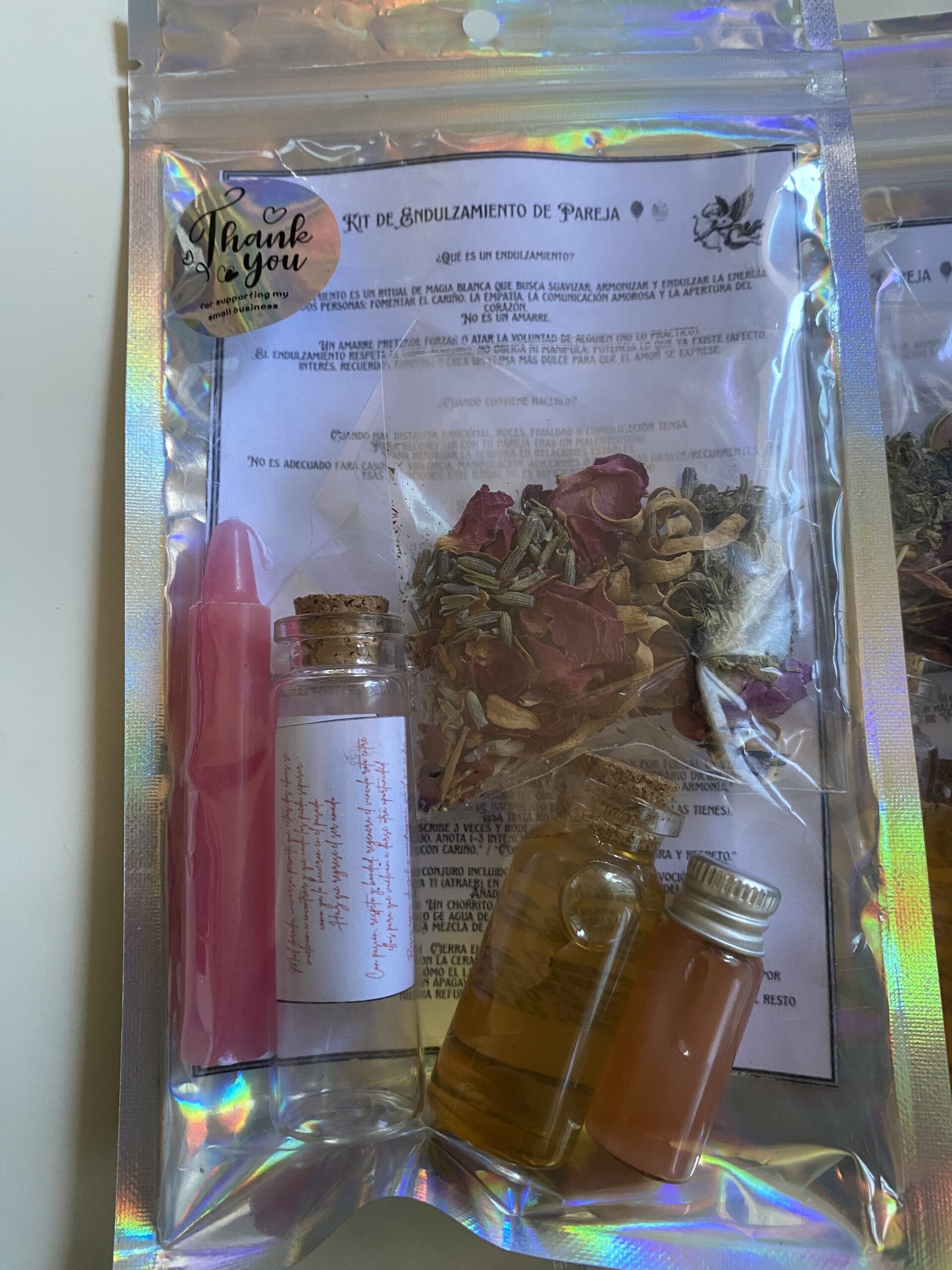 Kit ritual endulzamiento de pareja (casos muy simples) - 7